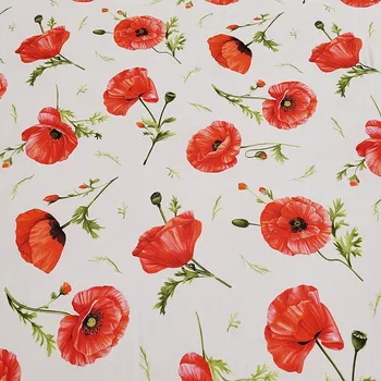 BYTEMA Dekorační látka VLČÍ MÁKY 160 cm