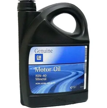Motorový olej Opel GM Genuine 15W-40, 5L