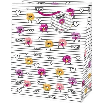 Dárková taška Dárková taška střední o rozměrech 19x10,2x23cm s dětským motivem