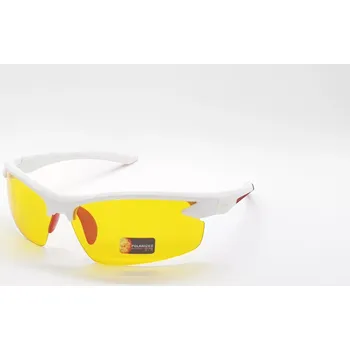 Sluneční brýle Polarizační brýle na noční vidění pro řidiče P2.346Y CAT.1 bíla/červená