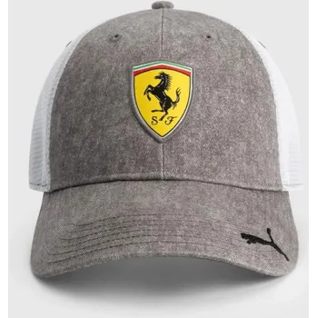 Kšiltovka Puma Volnočasová kšiltovka Scuderia Ferrari F1 síťovaná s logem šedá