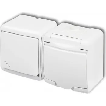 vypínač Vypínač č.6+zásuvka WGHH-3 bílý