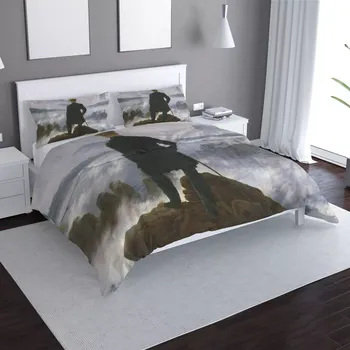 Povlečení Saténové povlečení Poutník nad mořem mlhy - Caspar David Friedrich - Sablio - 140x220 / 90x70