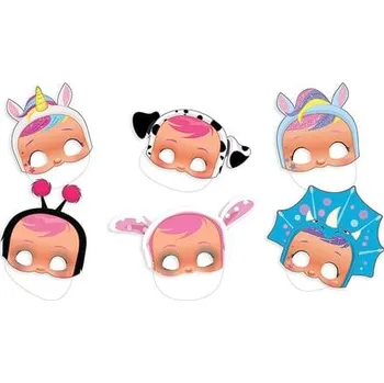 Party dekorace Macadamia Business Solutions, SLU - 6 masek Cry Babies -