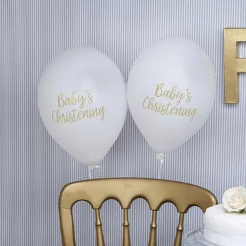 Balónek Neviti - Sada 8 latexových balonků "dětské křtiny" - Pattern Works -