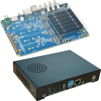 Elektronická součástka CM3588+ Komplete Sada s Kovovým Krytem 32GB + 256GB