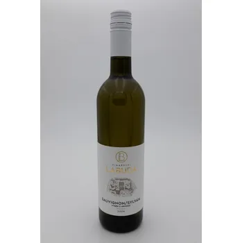 Víno Cuvée Sauvignon/Sylván 2024, výběr z hroznů, Vinařství Labuda, polosuché