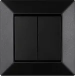 Elhard Royal Premium YP5305B vypínač č.5 - PVC, černý - komplet