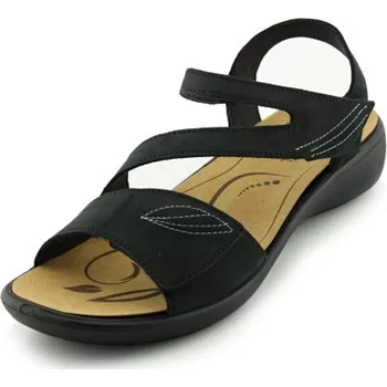 Dámské sandále Nadměrné letní JOSEF SEIBEL JS708 schwarz (nadměrné dámské sandále)