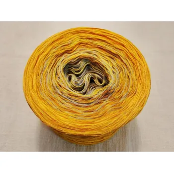 Příze Váhy 3-nitka 1000m s hedvábnou nitkou (Duhové klubko s hedvábím Váhy )