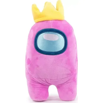 plyšák Růžový Amongus - plyšová postavička ze hry Among us (Pink Amongus - 30 cm)