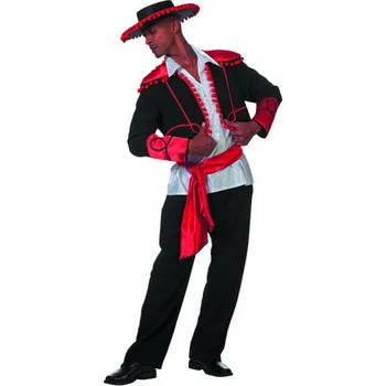 Karnevalový kostým Wilbers - Pánský kostým argentinský rytíř černý - XL-XXL