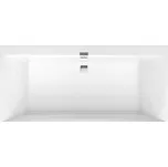 Villeroy & Boch Squaro Edge 12 Obdélníková vana Duo 190x90 cm, Quaryl, bílá