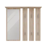 Věšák se zrcadlem OPAL dub sonoma