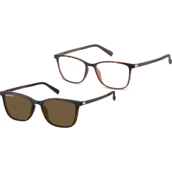 Brýlová obroučka SUNOPTIC Obroučky TRC-193A včetně polarizačního hnědého klipu na magnet