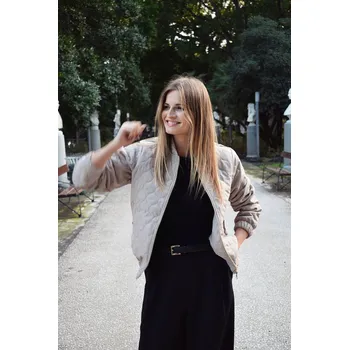 Dámská casual bunda bunda M.ASCH-Be original Bomber - Beige XL