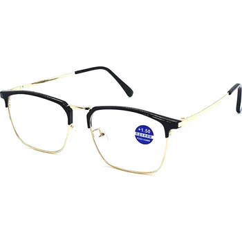 Brýle na čtení OPTICAL Dioptrické brýle TR540/+3,50 black/gold s antireflexní vrstvou