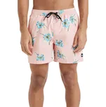 koupací šortky Quiksilver Everyday Straight Volley 15 - MEF7/Peach Parfait Backyards L