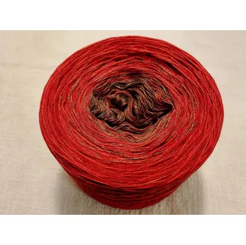 Příze Štír 3-nitka 1000m s hedvábnou nitkou (Duhové klubko s hedvábím Štír )