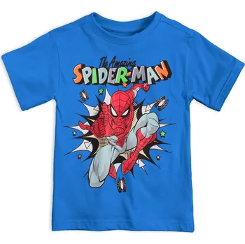 Chlapecké tričko Chlapecké tričko MARVEL SPIDERMAN AMAZING modré Velikost: 110