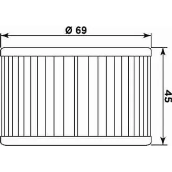 Filtr pro motocykl MIW [MEIWA] olejový filtr KYMCO 250 VENOX 02-11 (HF561) (50) (MIW [MEIWA] olejový filtr KYMCO 250 VENOX 02-11 (HF561) (50))