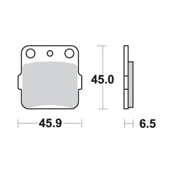 Brzdová destička SBS brzdové destičky KH084/3 OFF-ROAD sintrované barva zlatá (SBS brzdové destičky KH084/3 OFF-ROAD sintrované barva zlatá)