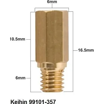 Palivový systém pro motocykl PROX hlavní tryska KEIHIN typ 99101-357 průměr #152 ( 1 kus ) (PROX hlavní tryska KEIHIN typ 99101-357 průměr #152 ( 1 kus ))