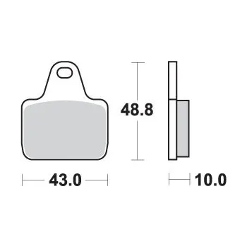 Brzdová čelist SBS brzdové destičky KH435/4 závodní DUAL karbonové barva černá vhodná do třmenu PVM, AP, BREMBO přední (SBS brzdové destičky KH435/4 závodní DUAL karbonové barva černá vhodná do třmenu PVM, AP, BREMBO přední)