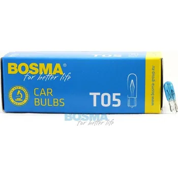 Autožárovka Bosma 4407 Žárovka 12V 1,2W T05 modrá