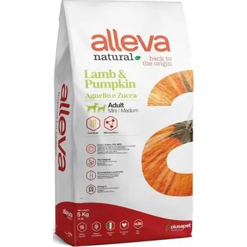 Krmivo pro psa ALLEVA NATURAL Dog Dry Adult Lamb&Pumpkin Mini/Medium 5kg