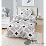 Třídílné microtop povlečení 140x200+70x90+40x40 Black & White