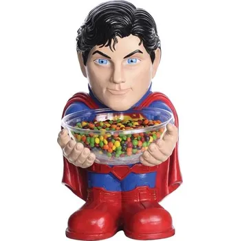 Koktejlová dekorace Rubies USA - Nádoba na sladkosti Superman -