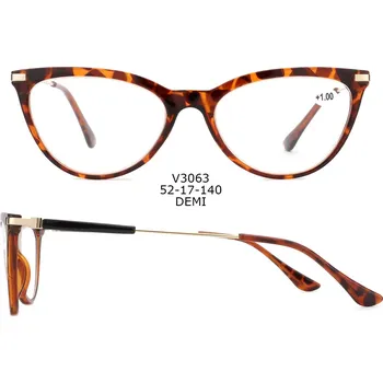 Brýle na čtení Dioptrické brýle V3063 / +1,50 brown flex