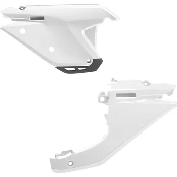 POLISPORT boční tabulky na startovací číslo SHERCO SE/SEF 25 barva bílá (obě STRONY) (POLISPORT boční tabulky na startovací číslo SHERCO SE/SEF 25 barva bílá (obě STRONY))