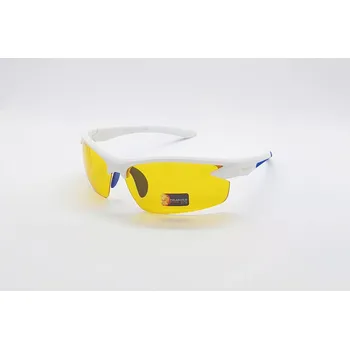 Sluneční brýle Polarizační brýle na noční vidění pro řidiče P2.346Y CAT.1 bíla/modrá