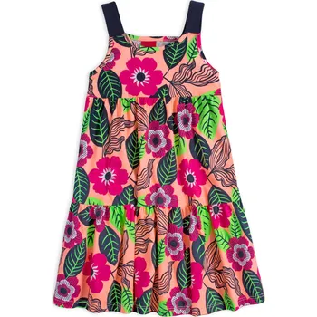 Dívčí šaty Dívčí šaty KYLY BOTANICAL oranžové Velikost: 116