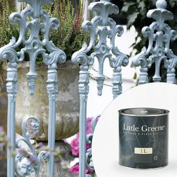 Barva na vlasy Little Greene Barva na plot - Matná akryl 1L - Intelligent Exterior Eggshell Vyberte odstín:: Cream Colour (55)