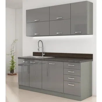 Kuchyňská linka Stolarz-Lempert Kuchyňská linka Grey - Sestava 4