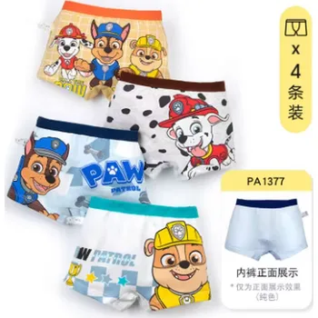 Chlapecké boxerky s akčními hrdiny - Tlapková patrola (balení 4 ks) Motiv: PA1377, Velikost: 100 (2-3 roky)