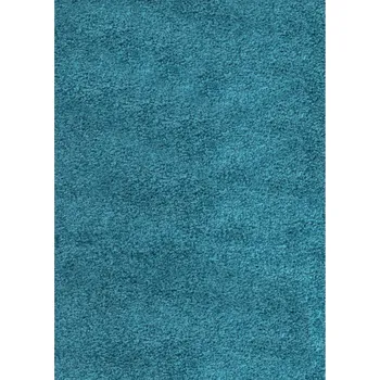 Koberec Kusový koberec TOP SHAGGY 1500 tyrkis Rozměr: 60x110 cm