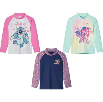 Dívčí triko na plavání s ochranou proti UV záření