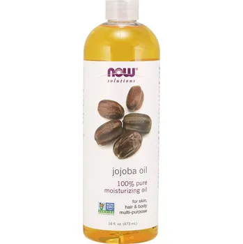 NOW Foods Now Solutions Jojoba oil 100% Pure Jojobový olej, 473 ml