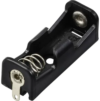 Držák baterie TRU COMPONENTS TC-13220696 bateriový držák 1x N pájený konektor (d x š x v) 36 x 13 x 12 mm