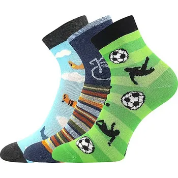 Boma® 3PACK Ponožky Boma Kay - mix B - kluk 35-38 (23-25)