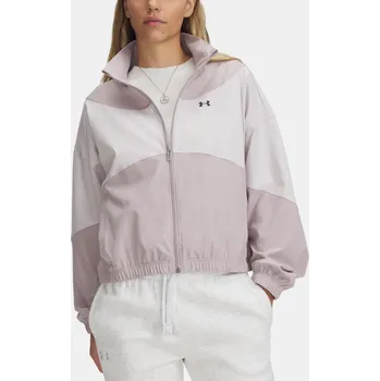 Dámská casual bunda Under Armour Rival Woven Jacket Wmn Grey L sportovní bunda