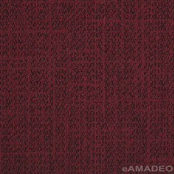 Koberec Kobercové čtverce Modulyss DSGN Tweed 340 - červené
