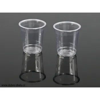 Jednorázové nádobí Kelímek na alkohol čirý 0,04 l rPET - Kelímky na alkohol 0,04 l