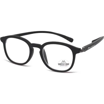 Brýle na čtení MONTANA EYEWEAR Brýle na čtení s úchytem za krk MNR4/+3,50 BLACK