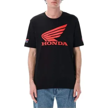 Pánské tričko GP Racing Fanouškovské tričko Honda s velkým logem černé Velikost: M