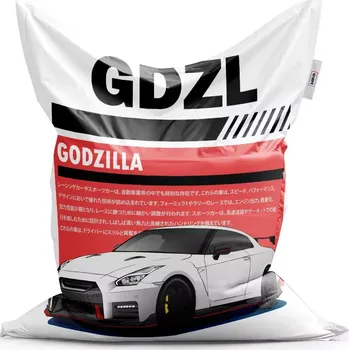 Sedací pytel Sablio Sedací vak Classic Nissan GTR 35 Godzilla - 150x100 cm